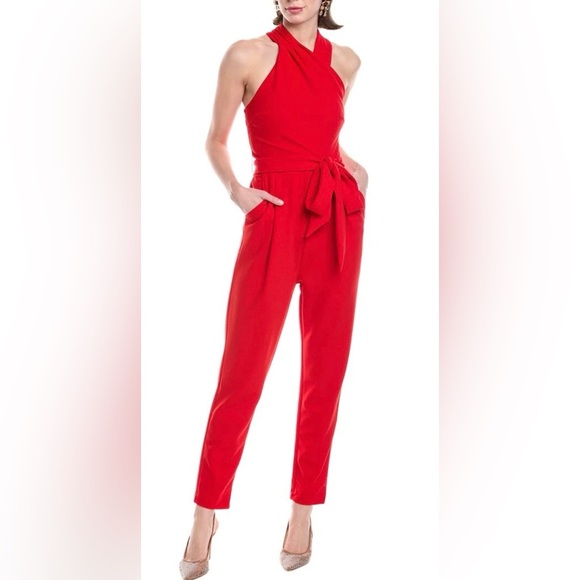 RACHEL Rachel Roy Vibrant Red Jumpsuit | New with Tags - Picture 2 of 12